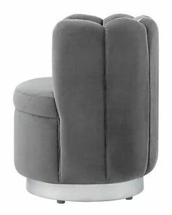 Nicole Miller Flynn Velvet Swivel Accent Chair Home -Nicole Miller SHOP 3050460483 RLLD 2