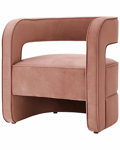 Nicole Miller Aldo Velvet Accent Chair Home 3 Nicole Miller Aldo Velvet Accent Chair Home