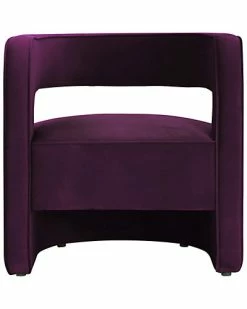 Nicole Miller Aldo Velvet Accent Chair Home -Nicole Miller SHOP 3050460488 RLLD 2