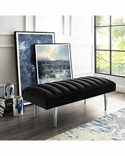 Nicole Miller Vincenzo Velvet Bench Home -Nicole Miller SHOP 3050460489 RLLD 3