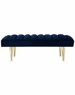 Nicole Miller Vincenzo Velvet Bench Home -Nicole Miller SHOP 3050460491 RLLD 2