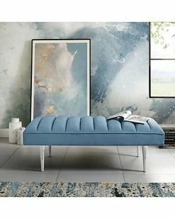 Nicole Miller Vincenzo Velvet Bench Home -Nicole Miller SHOP 3050460492 RLLD 3