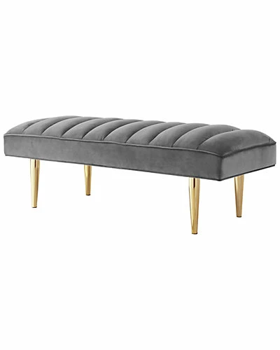 Nicole Miller Vincenzo Velvet Bench Home 3 Nicole Miller Vincenzo Velvet Bench Home