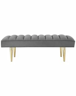 Nicole Miller Vincenzo Velvet Bench Home 6 Nicole Miller Vincenzo Velvet Bench Home -Nicole Miller SHOP 3050460493 RLLD 2