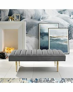 Nicole Miller Vincenzo Velvet Bench Home 7 Nicole Miller Vincenzo Velvet Bench Home -Nicole Miller SHOP 3050460493 RLLD 3
