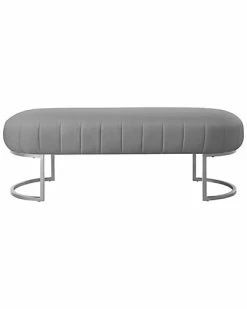 Nicole Miller Anakin Leather PU Bench Home -Nicole Miller SHOP 3050460495 RLLD 2