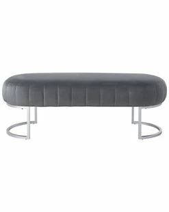 Nicole Miller Anakin Velvet Bench Home -Nicole Miller SHOP 3050460496 RLLD 2