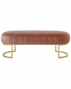 Nicole Miller Anakin Velvet Bench Home -Nicole Miller SHOP 3050460497 RLLD 2