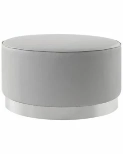 Nicole Miller Zyaire Leather PU Cocktail Ottoman Home -Nicole Miller SHOP 3050460499 RLLD 2