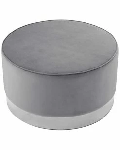 Nicole Miller Zyaire Velvet Cocktail Ottoman Home -Nicole Miller SHOP 3050460501 RLLD 2