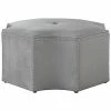 Nicole Miller Rey Velvet Octagon Cocktail Ottoman Home -Nicole Miller SHOP 3050460506 RLLD 1