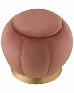 Nicole Miller Alfie Velvet Ottoman Home -Nicole Miller SHOP 3050460521 RLLD 2