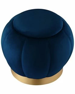 Nicole Miller Alfie Velvet Ottoman Home -Nicole Miller SHOP 3050484885 RLLD 2