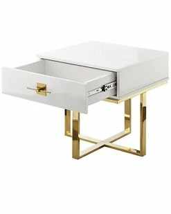 Nicole Miller Moana Side Table/ End Table/ Nightstand Home -Nicole Miller SHOP 3050589283 RLLD 3