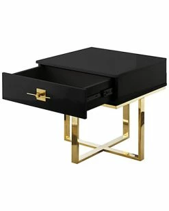 Nicole Miller Moana Side Table/ End Table/ Nightstand Home -Nicole Miller SHOP 3050589285 RLLD 3