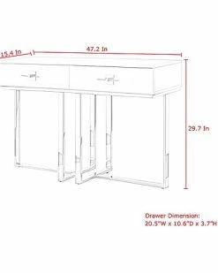 Nicole Miller Moana Console Table Home -Nicole Miller SHOP 3050589287 RLLD 4