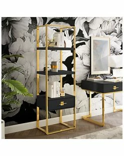 Nicole Miller Moana Etagere Bookshelf/Bookcase Home -Nicole Miller SHOP 3050589301 RLLD 4